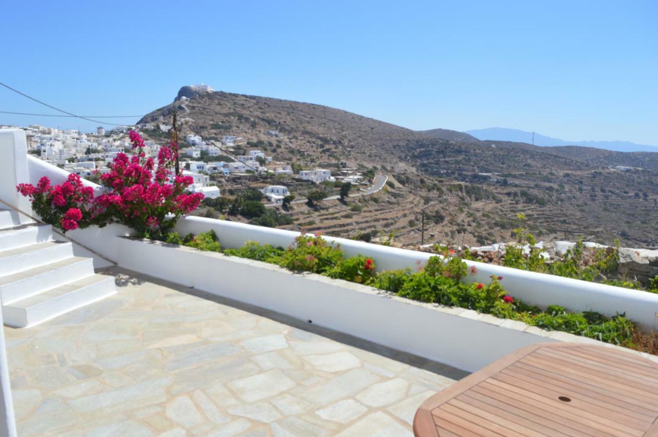 Superb View House-Sikinos Island-Chorio Villa Buitenkant foto